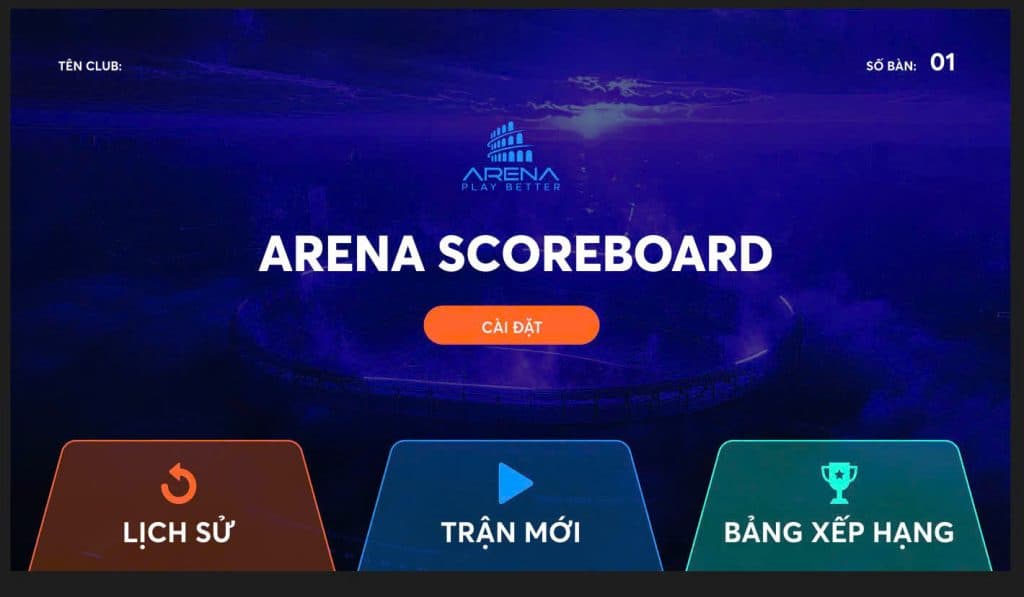 Arena tại câu lạc bộ billiards