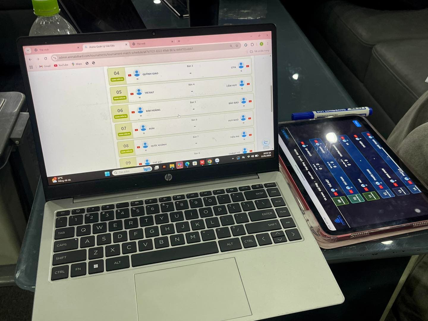 Giải đấu tại HK Billiards Center